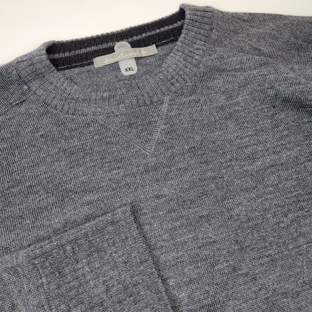 Smartwool Crewneck Sweater Mens XXL Gray Excellent Merino Wool Blend SW0SR626